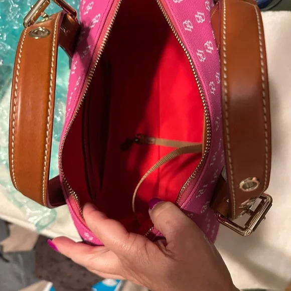 Dooney & Bourke Pink Kendra Satchel - Picture 9 of 14